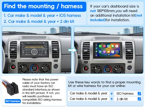 Find The Mounting/Harness