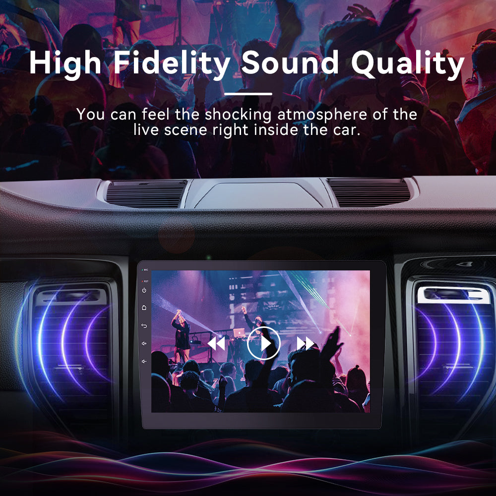 Huadio CVD1943-ZA Estéreo para coche de doble DIN de 10,1"