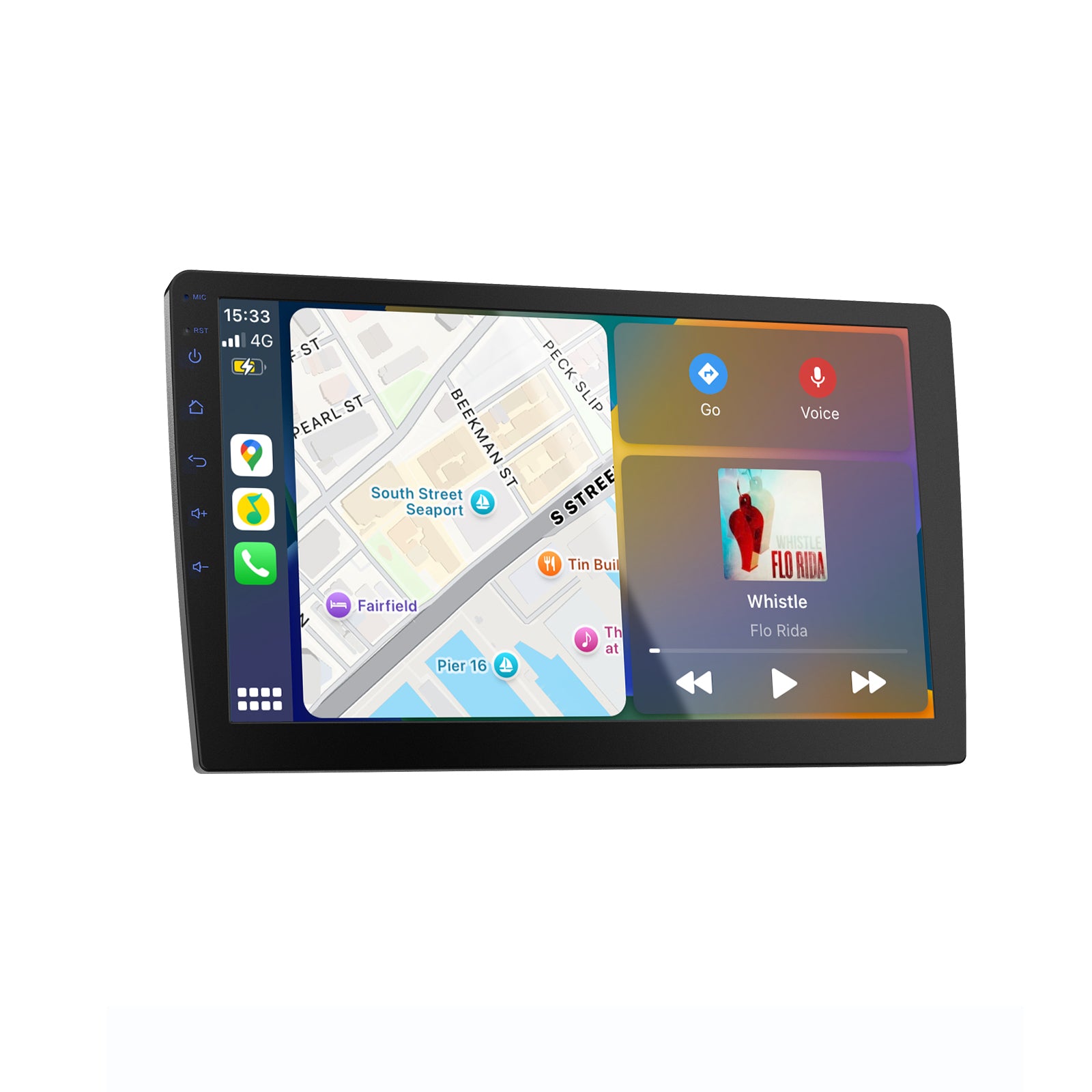 Huadio CVD1943-ZA Estéreo para coche de doble DIN de 10,1"