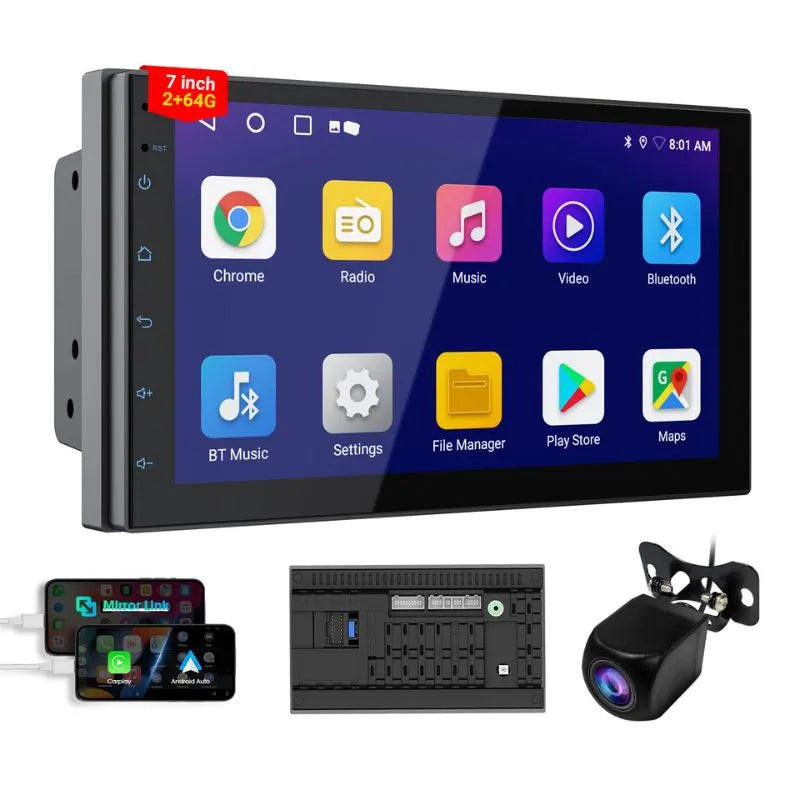 Haudio C07D 7" Double Din Car Stereo (CVD7621-AJ)