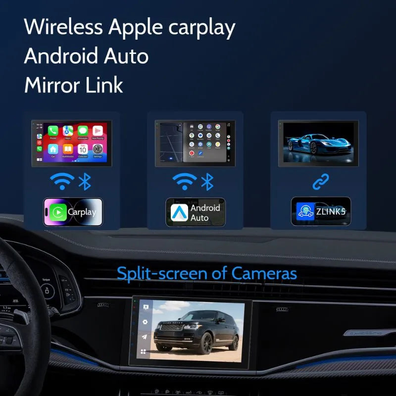 Haudio C07D 7" Double Din Car Stereo (CVD7621-AJ)