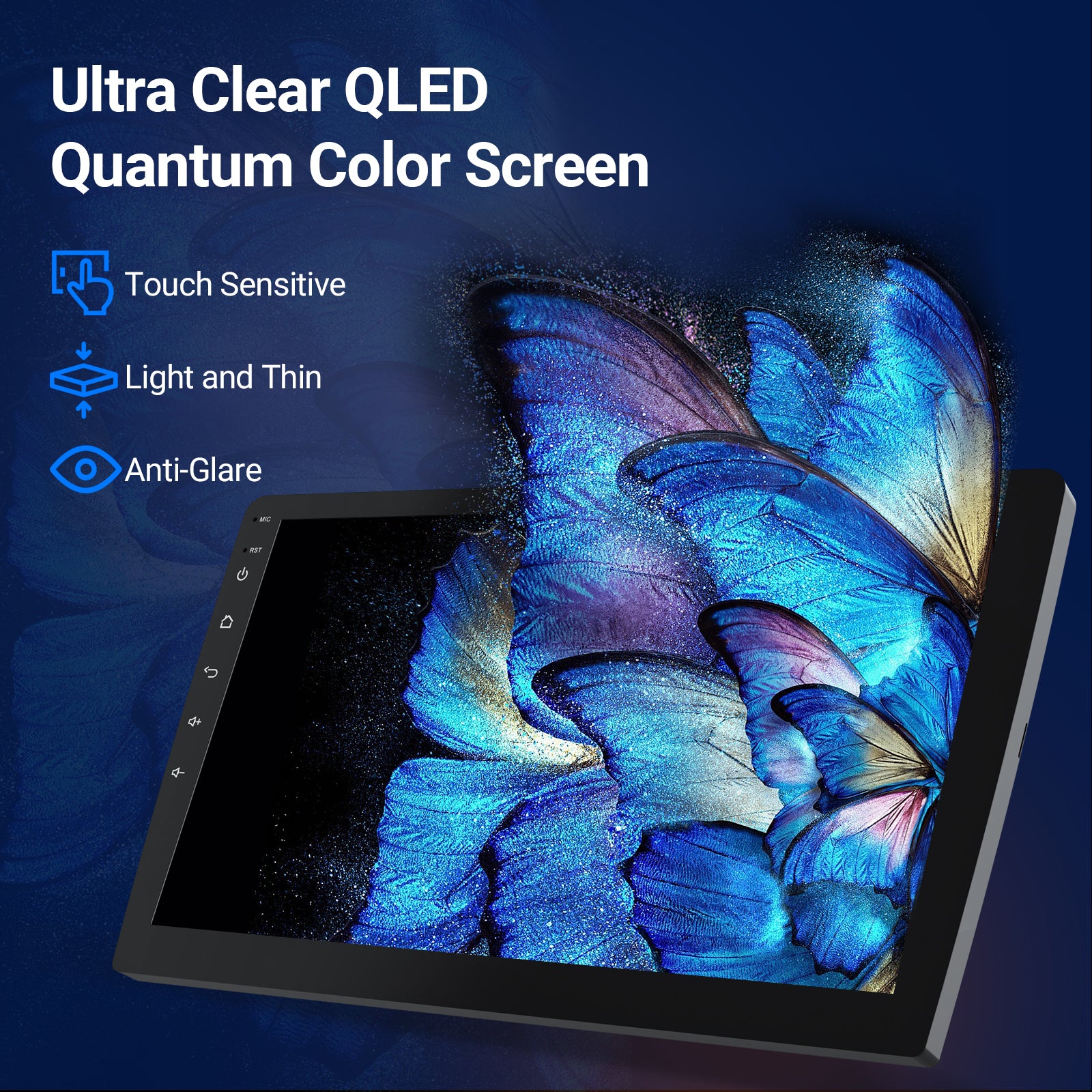 Huadio CVD9943-ZA Estéreo para coche de doble DIN de 9"