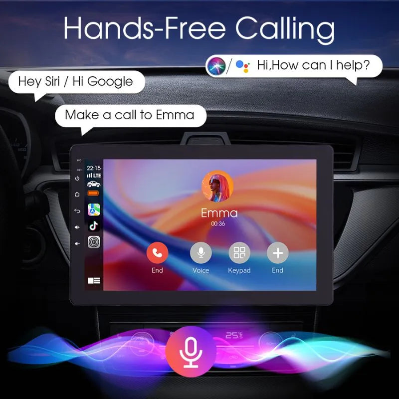 Haudio S10C 10.1" Single Din Car Stereo (CVS1520A-AJ)