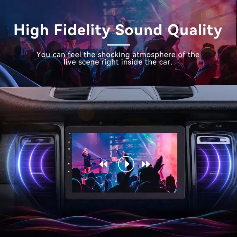 Haudio S10C 10.1" Single Din Car Stereo (CVS1520A-AJ)