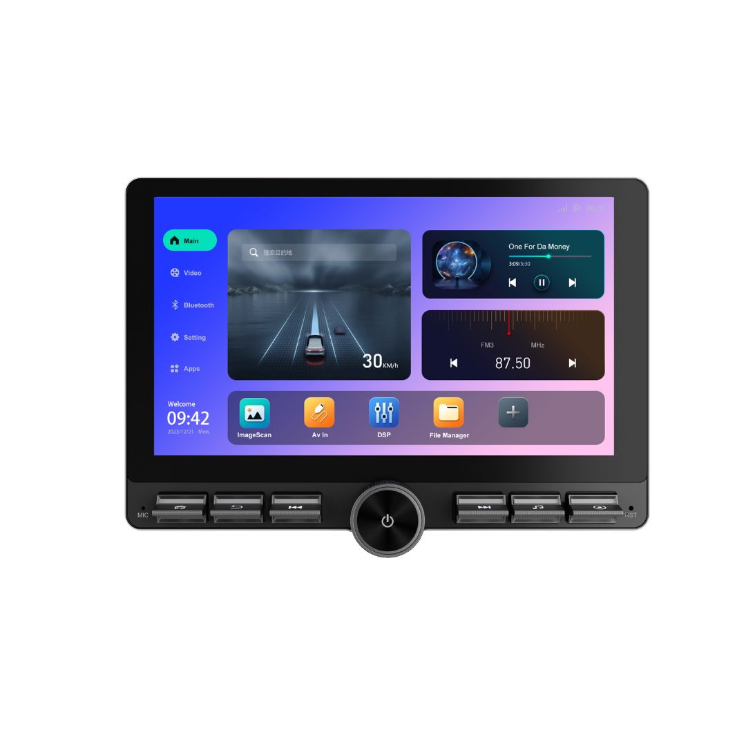 TANSHN CVS1539-MD 10" Car Stereo