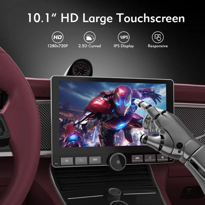 Haudio S10A 10.1" Single Din Car Stereo (CVS1541-AJ)