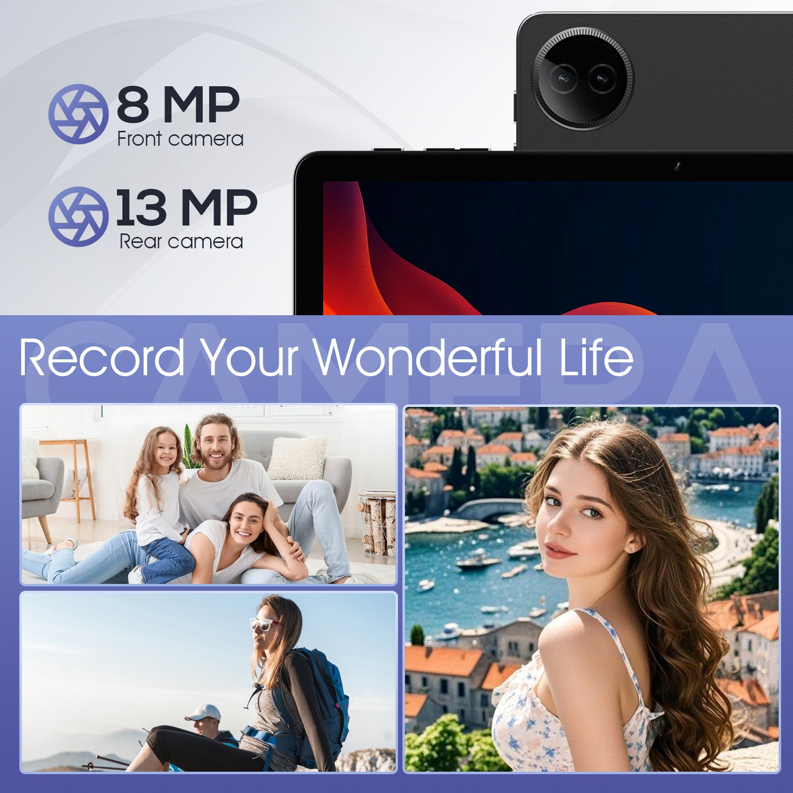 Tableta DigiLand de 10,1 pulgadas HD con procesador de ocho núcleos (12 GB + 128 GB)