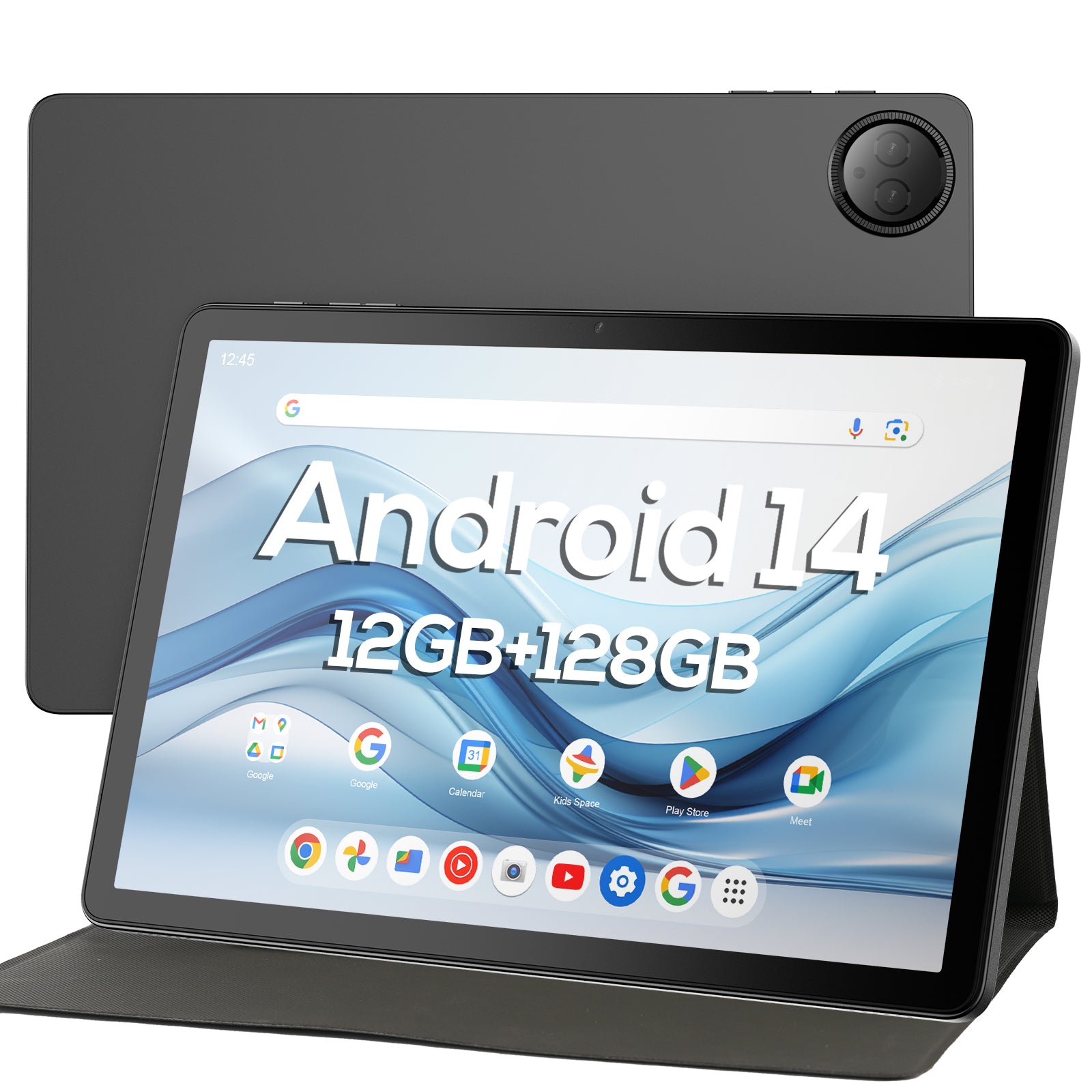 Tableta DigiLand de 10,1 pulgadas HD con procesador de ocho núcleos (12 GB + 128 GB)