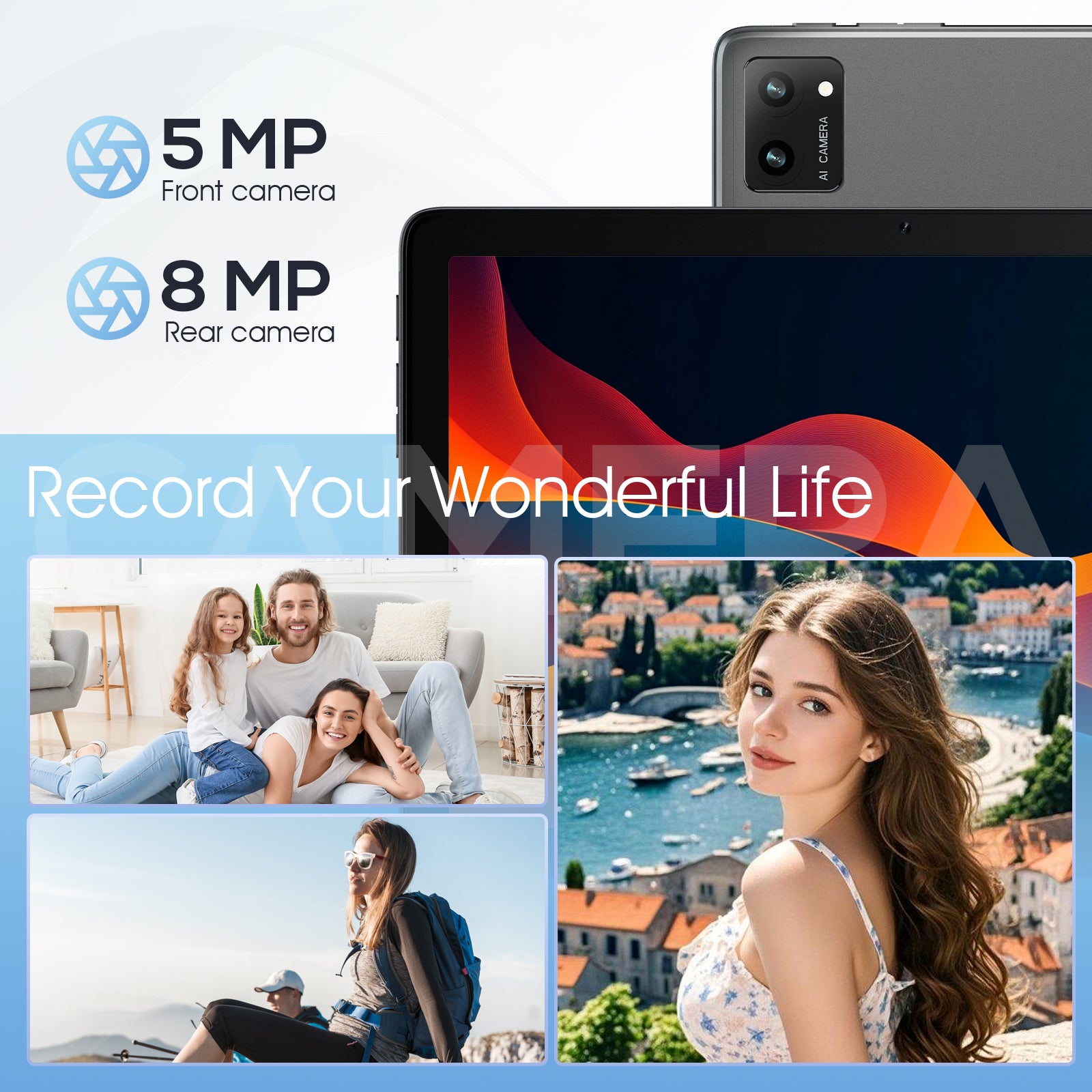 Tableta Digiland Android 14 de 10.1 pulgadas - 10 GB de RAM (64 GB + 256 GB)