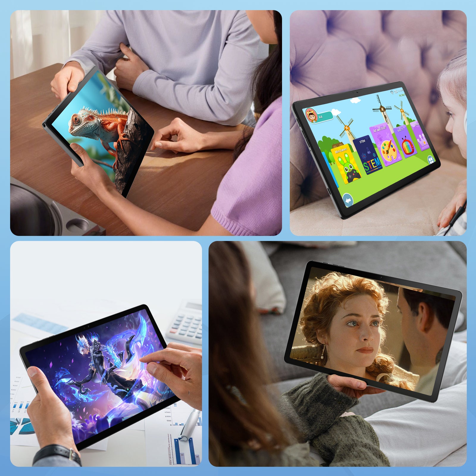 Digiland 10.1-inch Android 14 Tablet - 10GB RAM (64GB + 256GB)