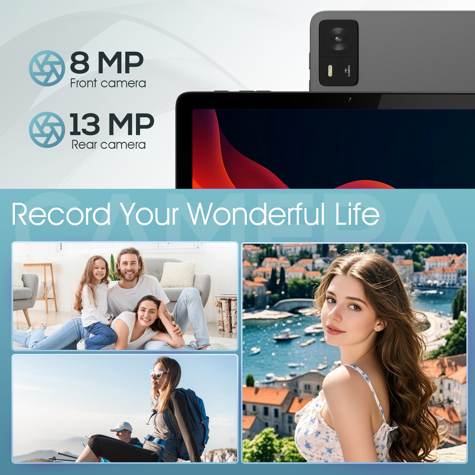 Tableta DigiLand de 10.1" con Android 14 | 10 GB de RAM (4 GB + 6 GB de expansión)