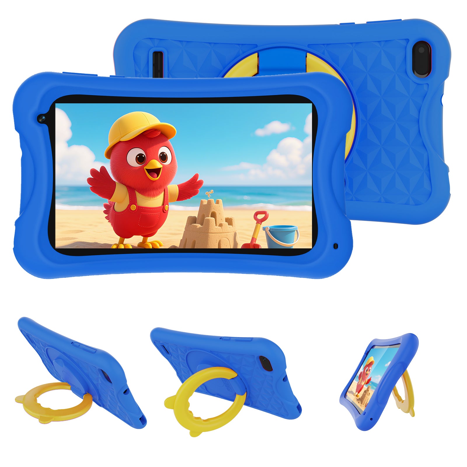 Tableta infantil Android Digliland de 7 pulgadas con cuatro núcleos, 4 GB de RAM y 32 GB de ROM