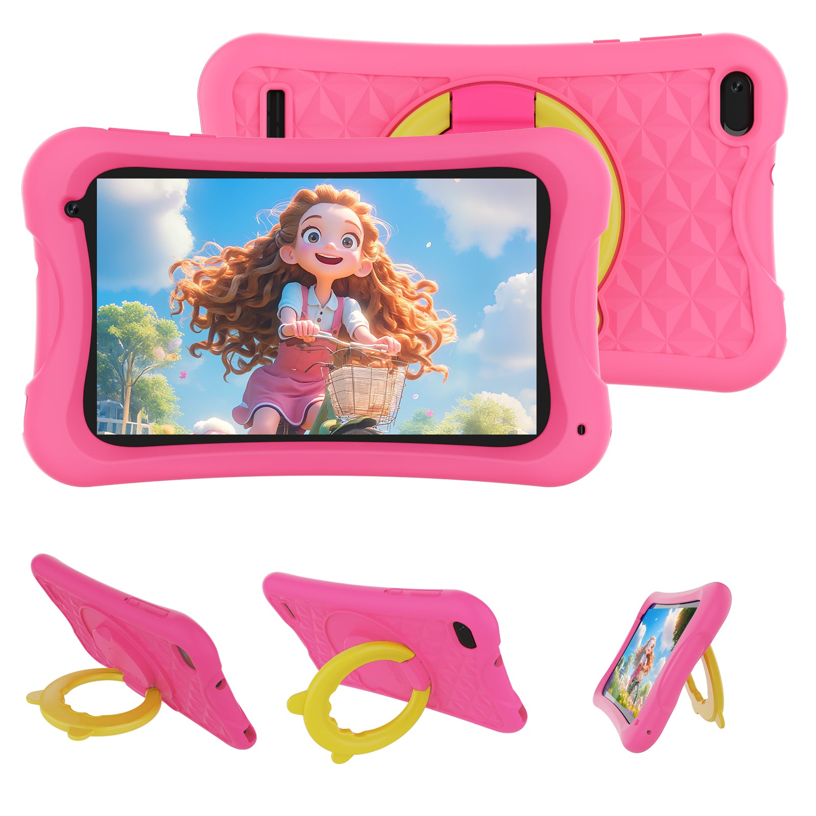 Tableta infantil Android Digliland de 7 pulgadas con cuatro núcleos, 4 GB de RAM y 32 GB de ROM