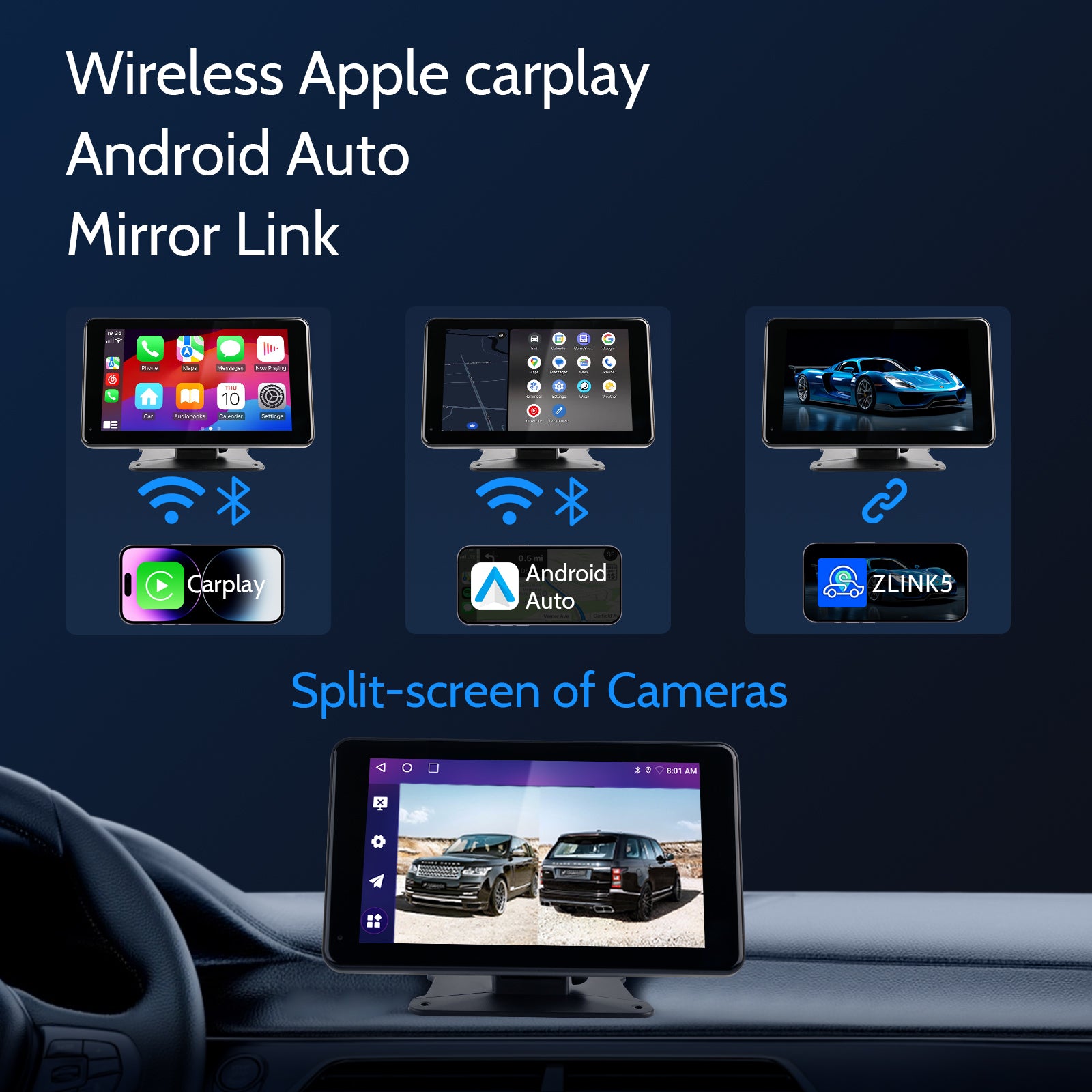 Huadio PND7001-AD Estéreo portátil de 7" para todo tipo de vehículos